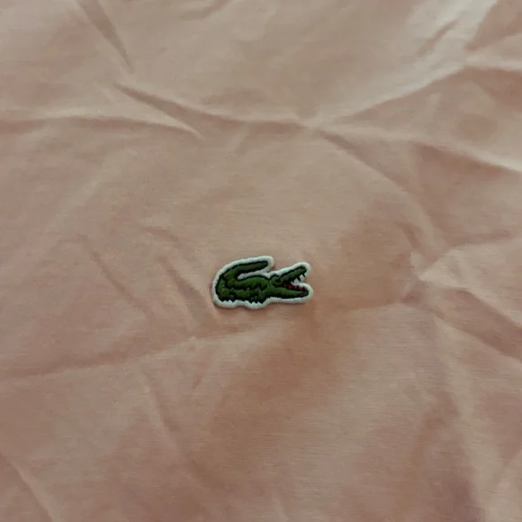 Lacoste Pink T-Shirt with Logo - Picture 2 of 3